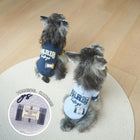 pet Clothes Fall Winter Hoodie Outdoor Color Block Schnauzer Bichon