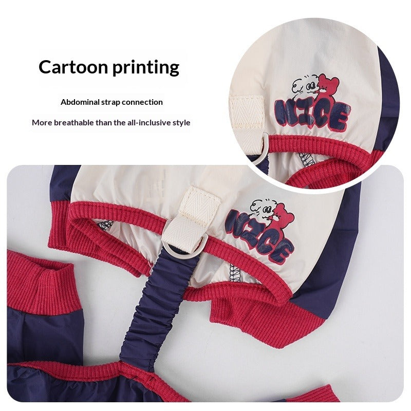 pet Spring Summer Outdoor Stain Resistant Waterproof Walking Teddy Schnauzer dog Wholesale