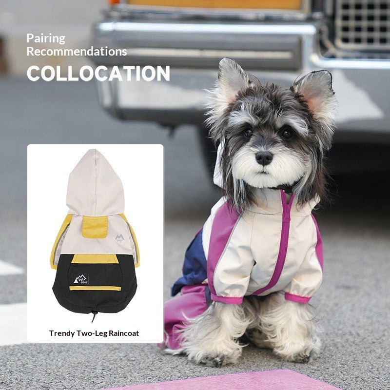 dog Clothes Spring Summer Two Leg Outerwear Schnauzer Outdoor