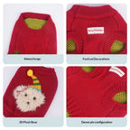 pet Fall Winter dog Sweater New Year Teddy Bichon