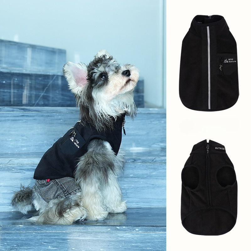 2025 Fall Winter Hot Selling pet Apparel Wholesale Nordic Style Vest Simple Casual Warm Fall Winter dog Clothes