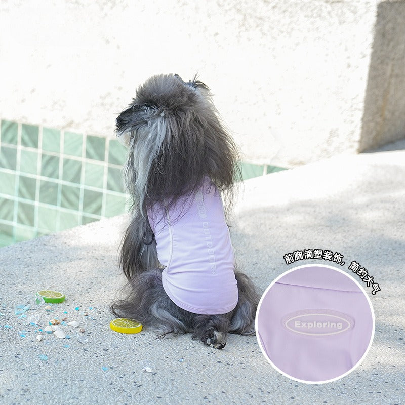 Spring Summer dog Clothes Schnauzer Bichon Cool Touch Vest pet