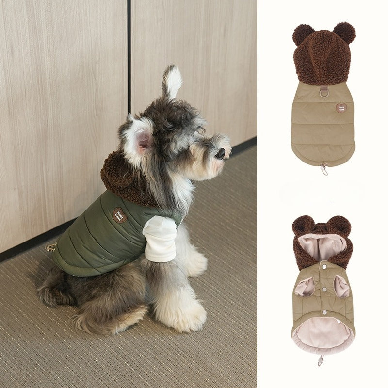 dog Clothes Fall Winter New Teddy pet Clothes Winter Thickened 25warm