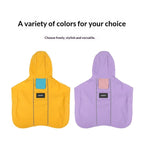 pet Four Season Raincoat Sleeveless Raincoat Waterproof dog Hooded Leash-friendly Windbreaker
