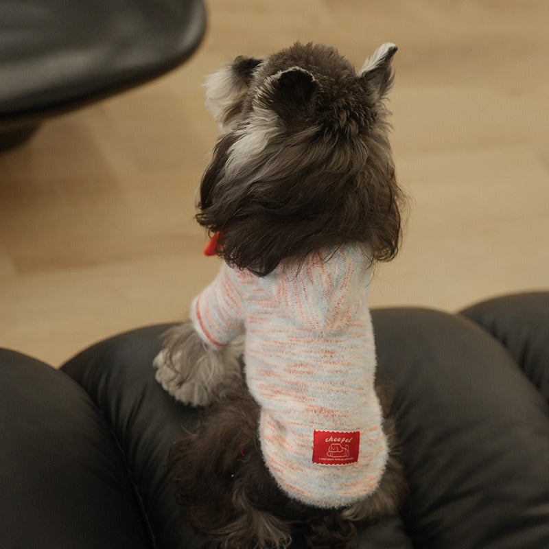 pet Clothes Fun Fall Winter dog Hoodie Hooded Two Leg Fleece Teddy Schnauzer Small to Medium Dogs