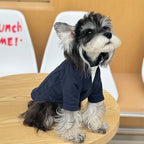 dog Clothes Spring Summer Solid Color Two Leg dog Schnauzer Luhoodie Outdoor pet