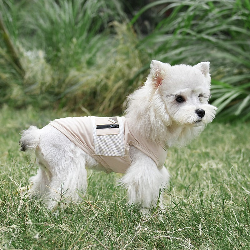 Summer pet Cool Touch Spring Summer Breathable Sleeveless Vest Schnauzer Outdoor Bichon Small Dogs