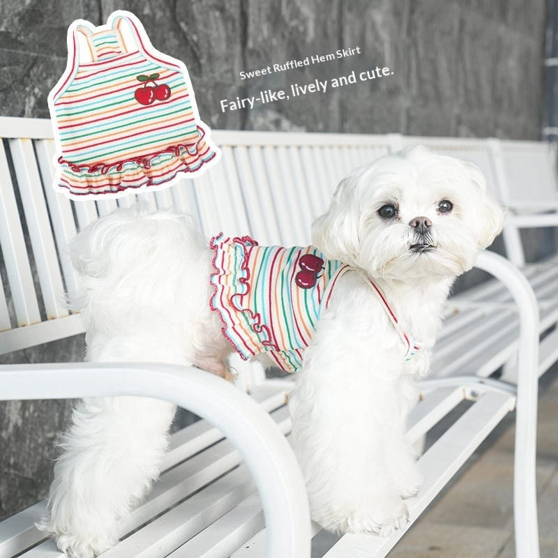 pet Bichon dog Clothes Lightweight Spring Summer Two Leg Small to Medium Dogs Teddy dog Clothes Wholesale
