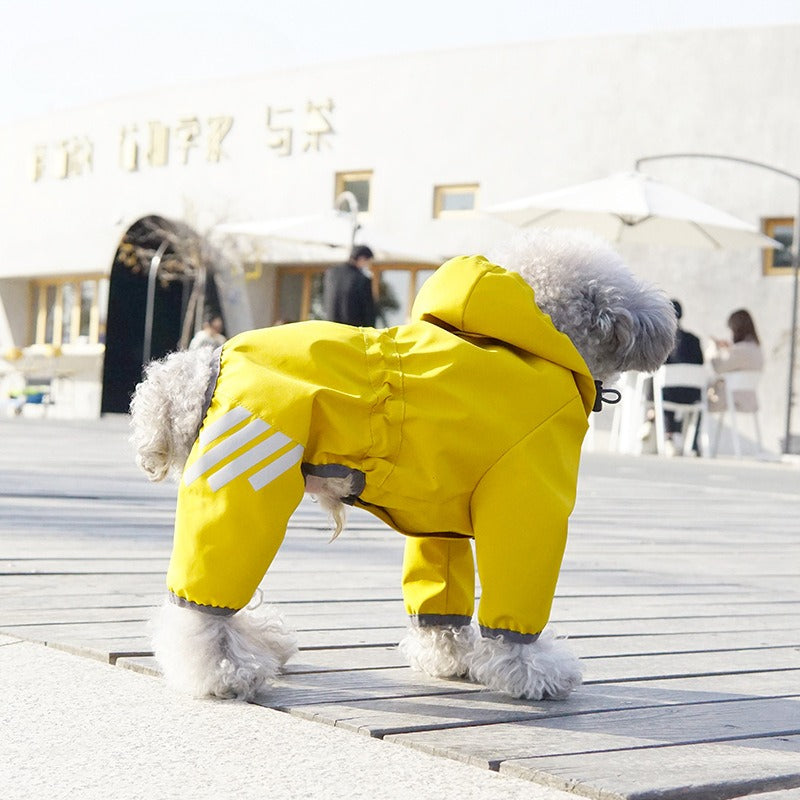 dog Raincoat Outdoor Waterproof Bichon Pomeranian Small to Medium Dogs pet Clothes Wholesale