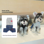 pet dog Clothes Fall Winter Collection Small Dogs Teddy Bichon Pomeranian One Piece