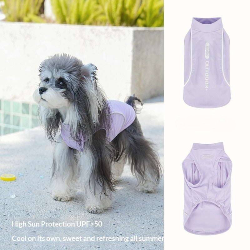 Spring Summer dog Clothes Schnauzer Bichon Cool Touch Vest pet