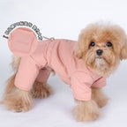 dog Clothes Fall Winter Four Leg Cotton Jacket Teddy Poodle Small Dogs Leash-friendly Thickened pet Clothes Wholesale
