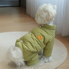 pet Clothes Fall Winter Cotton Jacket Warm Four Leg Schnauzer Maltese Small Dogs Thickened