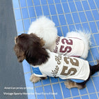 World Cup pet Jersey Lightweight dog T-shirt dog Breathable Vest Bichon Schnauzer
