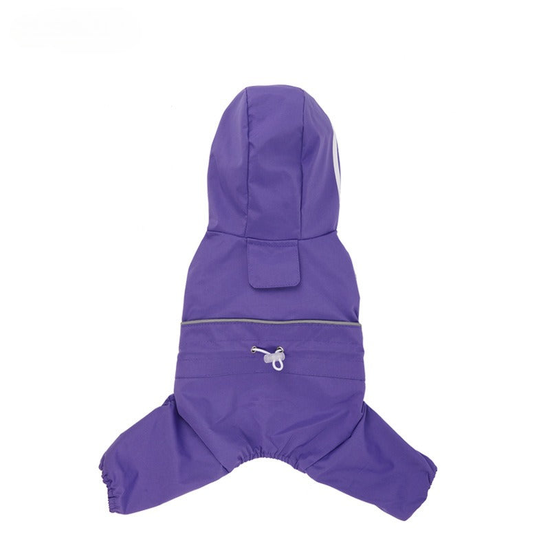 Cross Border pet Outdoor Windbreaker Waterproof Teddy Bichon Schnauzer dog Raincoat