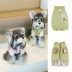 New Arrival pet Clothes Fall Winter dog Warm Simple Outerwear Vest Leash Bichon