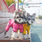 Cross-border pet Outdoor Waterproof Raincoat Small dog Walking Charging Jacket