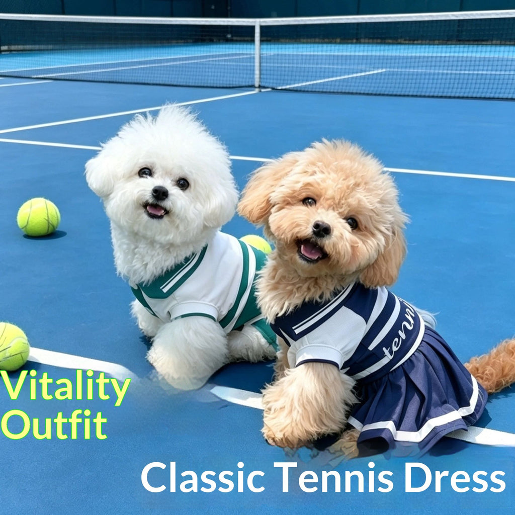 Spring Summer New Arrival dog pet Clothes Dress Tennis Bichon Schnauzer Sleeveless Skirt