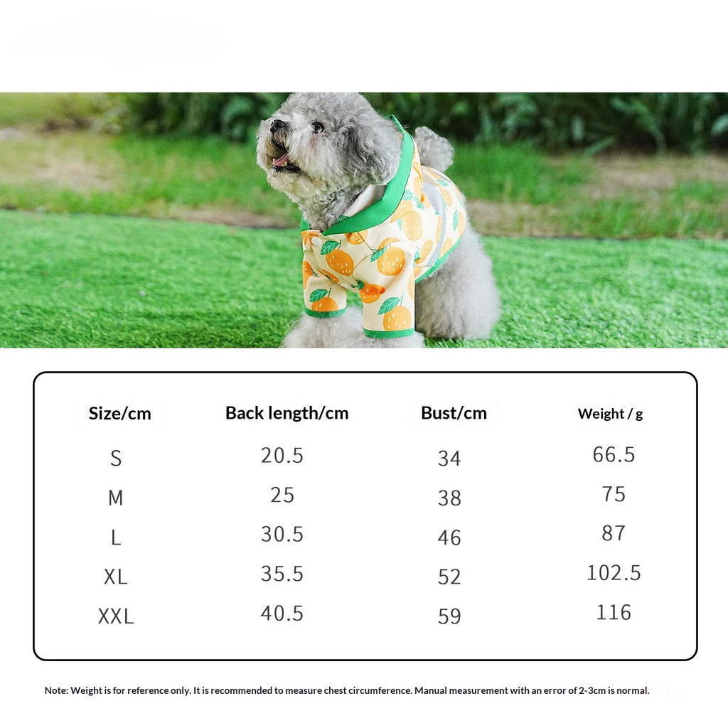 Puppy Clothes Summer pet Apparel Small Dogs Waterproof Lightweight Cute dog Raincoat Wholesale