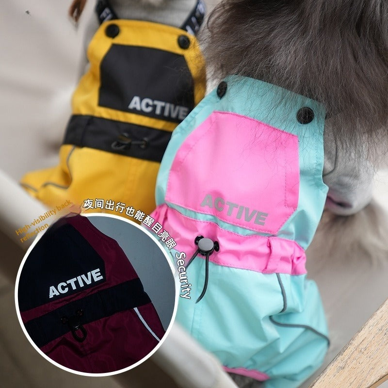 dog Clothes Spring Summer Two Leg Outerwear Schnauzer Outdoor