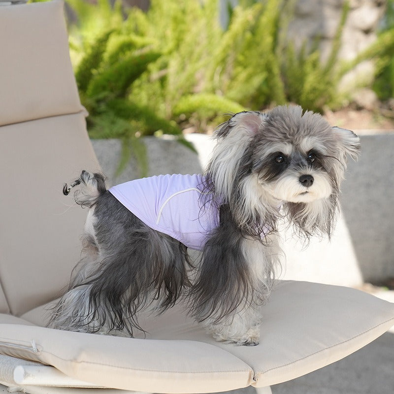 Spring Summer dog Clothes Schnauzer Bichon Cool Touch Vest pet