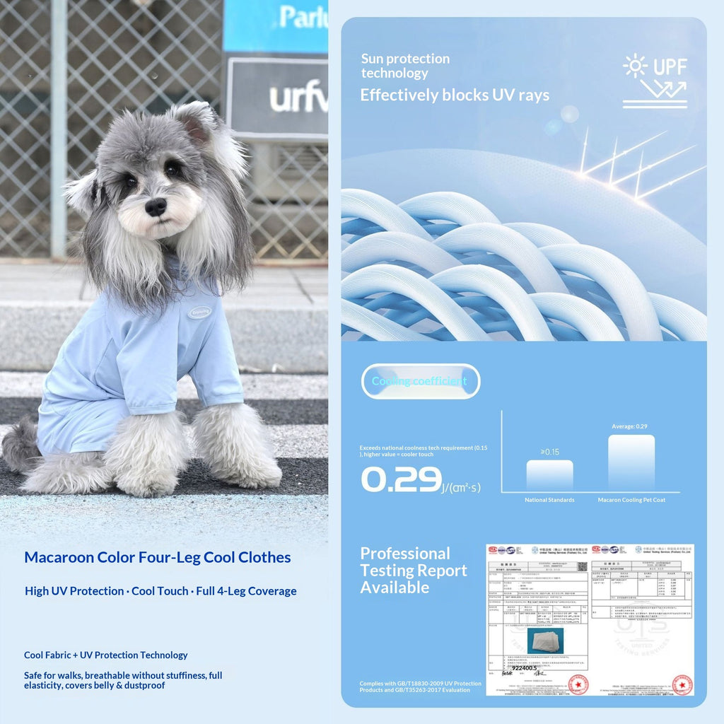 pet Four Leg Summer Cool Touch Stain Resistant Small to Medium Dogs Outdoor