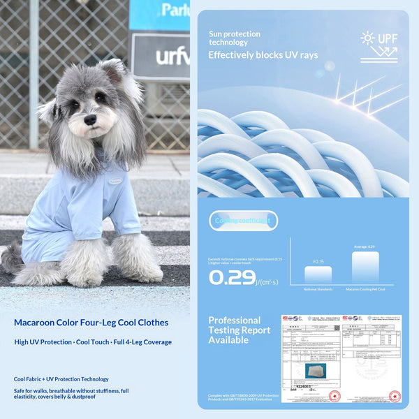pet Four Leg Summer Cool Touch Stain Resistant Small to Medium Dogs Outdoor