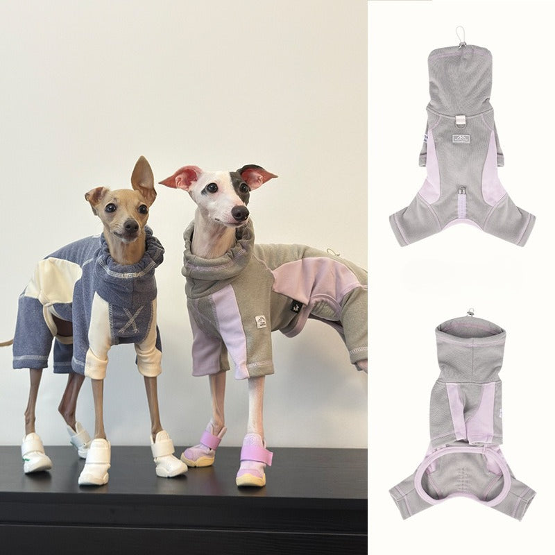 dog Clothes Fall Winter Thickened Warm Simple Four Leg Base Layer
