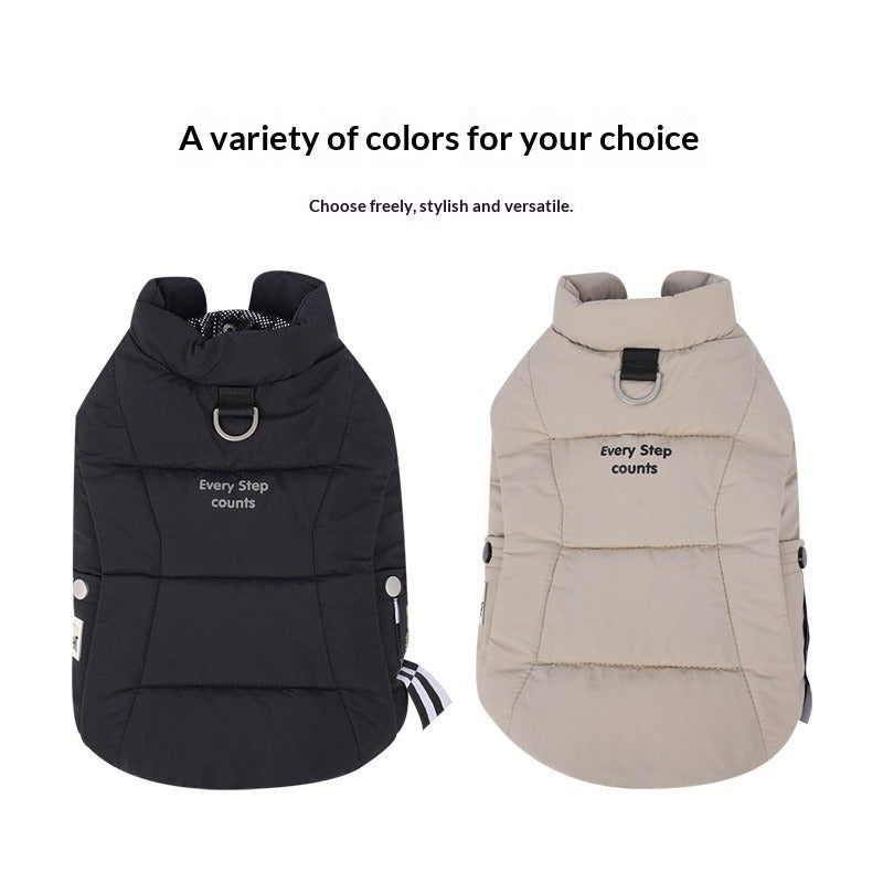 pet Vest Fall Winter Hot Selling Warm Fashion Versatile Small to Medium Dogs Teddy Bichon dog Outdoor