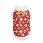 pet Winter Thickened Warm Clothing Medium dog Teddy Bichon dog Clothes