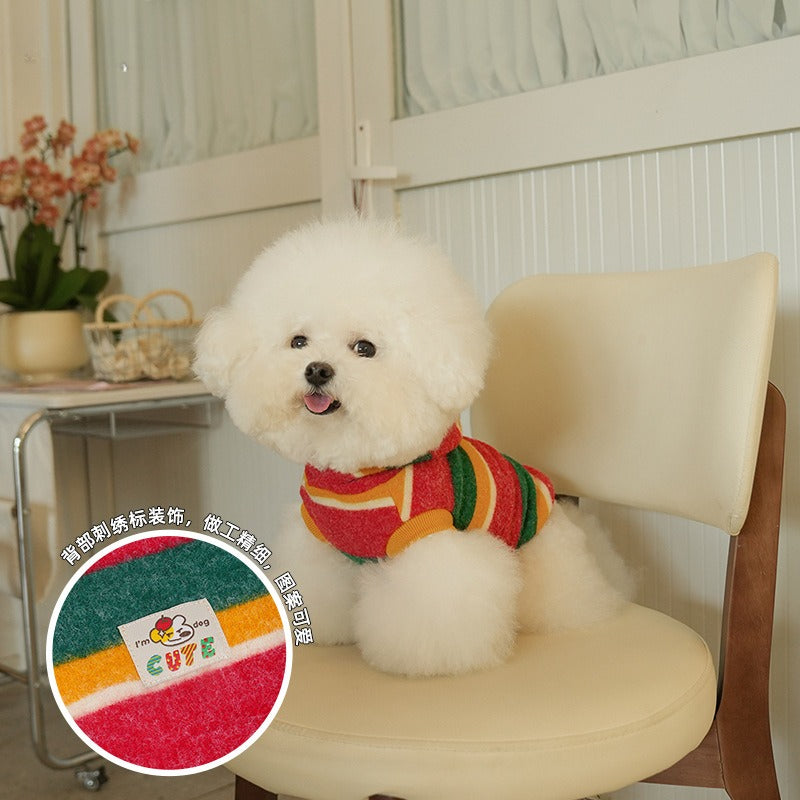 dog Hooded Hoodie Small Dogs Fall Winter Hot Selling Teddy Bichon Pomeranian dog Fall pet Clothes