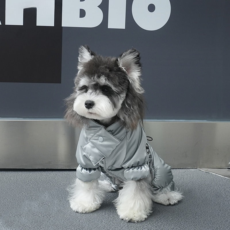 pet Fall Winter Cotton Jacket Schnauzer Bichon Four Leg Outdoor pet Clothes Wholesale