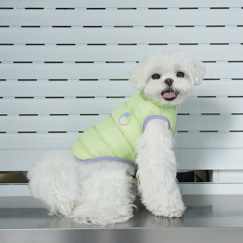 pet Fall Winter Vest Cotton Jacket Schnauzer Versatile dog Clothes Wholesale