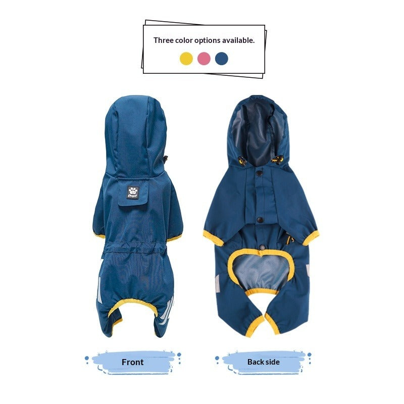 dog Raincoat Outdoor Waterproof Bichon Pomeranian Small to Medium Dogs pet Clothes Wholesale