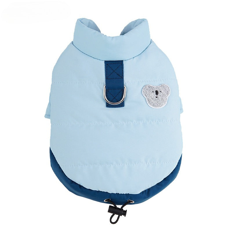 Fall Winter New Thickened Cotton Jacket Warm pet Teddy Corgi Outdoor pet Clothes Wholesale