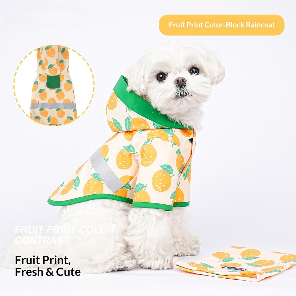 Puppy Clothes Summer pet Apparel Small Dogs Waterproof Lightweight Cute dog Raincoat Wholesale