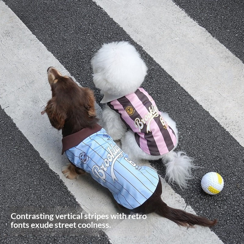 World Cup pet Couple T-shirt dog Summer Lightweight Jersey