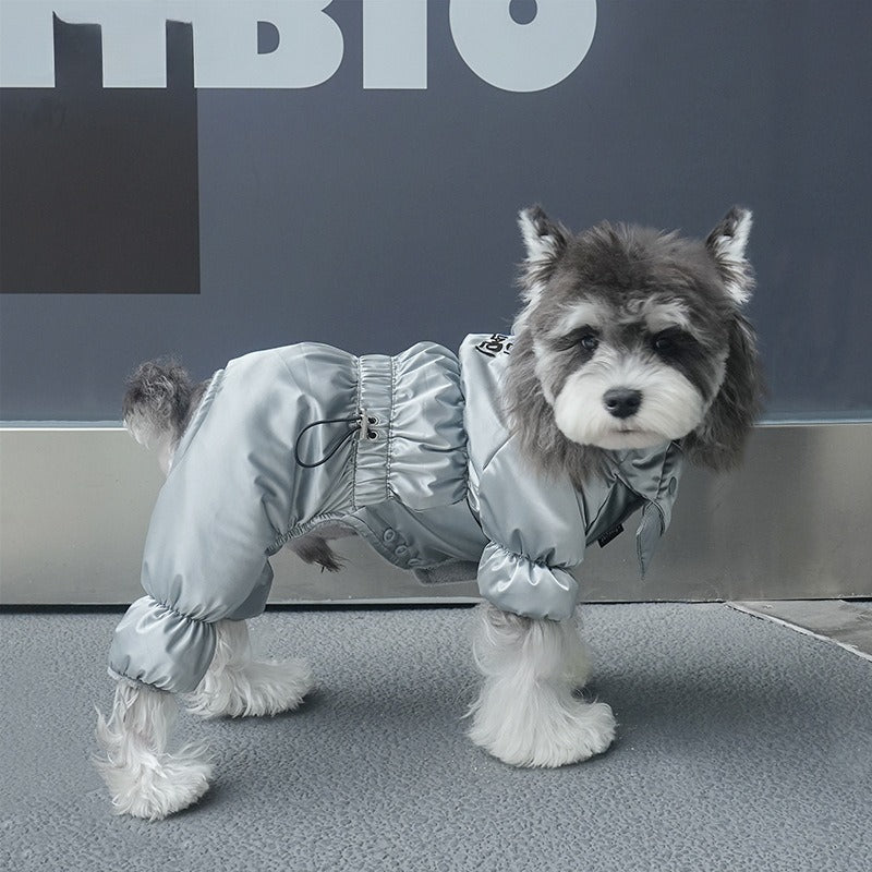 pet Fall Winter Cotton Jacket Schnauzer Bichon Four Leg Outdoor pet Clothes Wholesale