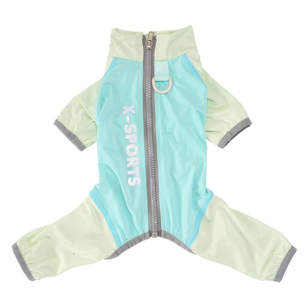Pet apparel, dog clothes, four-legged outfit, korean style, new spring/summer collection, 26-zipper, cooling four-legged suit
