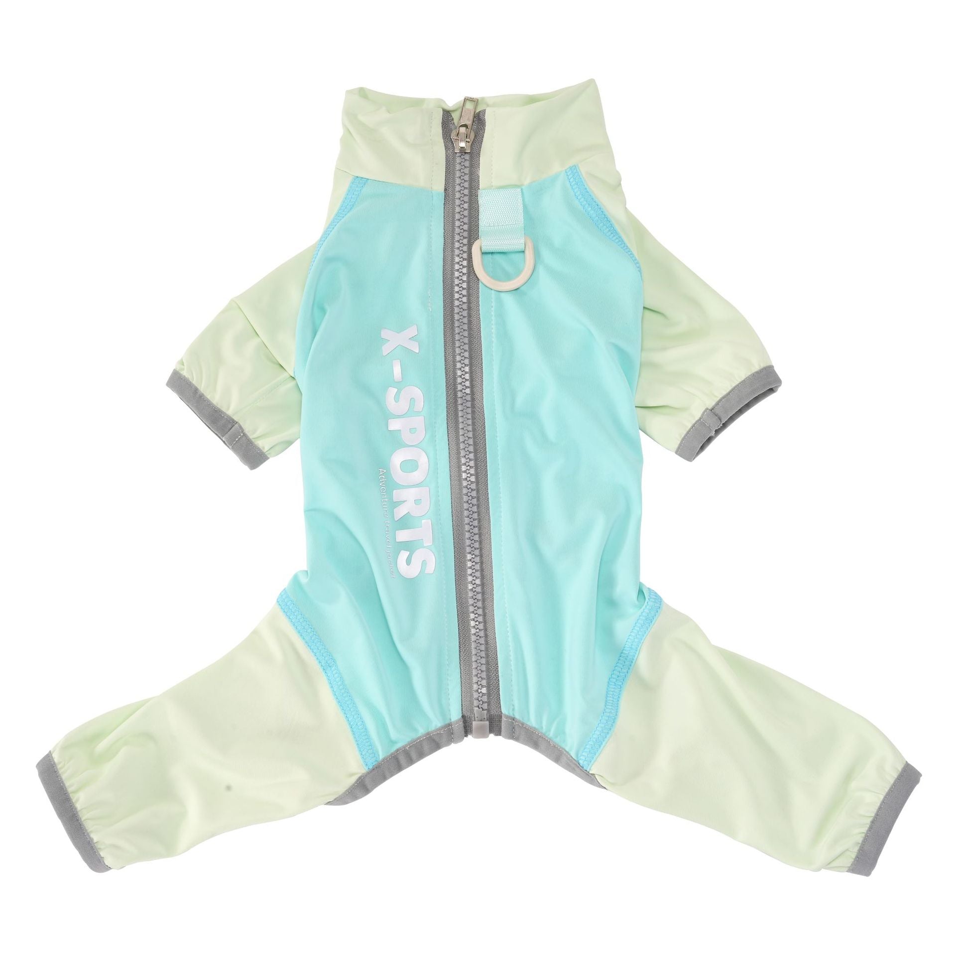 Pet apparel, dog clothes, four-legged outfit, korean style, new spring/summer collection, 26-zipper, cooling four-legged suit