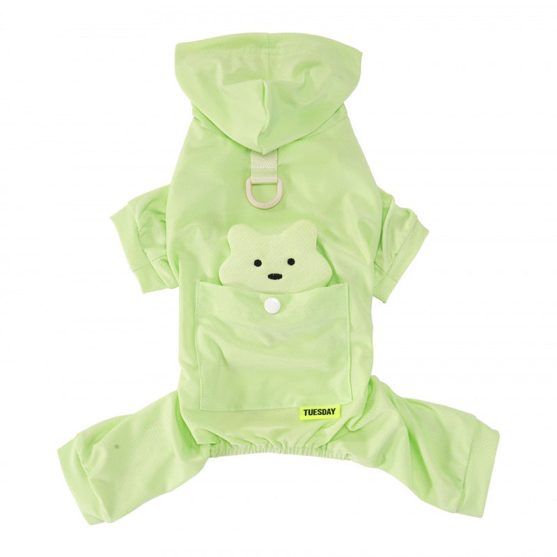 Dog cooling vest - summer anti-insect, four-legged, ice-feel sun protection, antibacterial pet cooling shirt - short sleeve