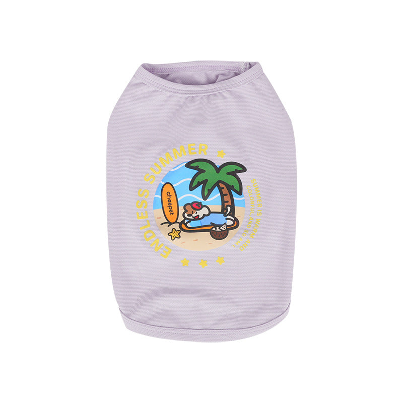 Factory Wholesale Fun Spring Summer New pet Clothes dog Cool Touch Vest