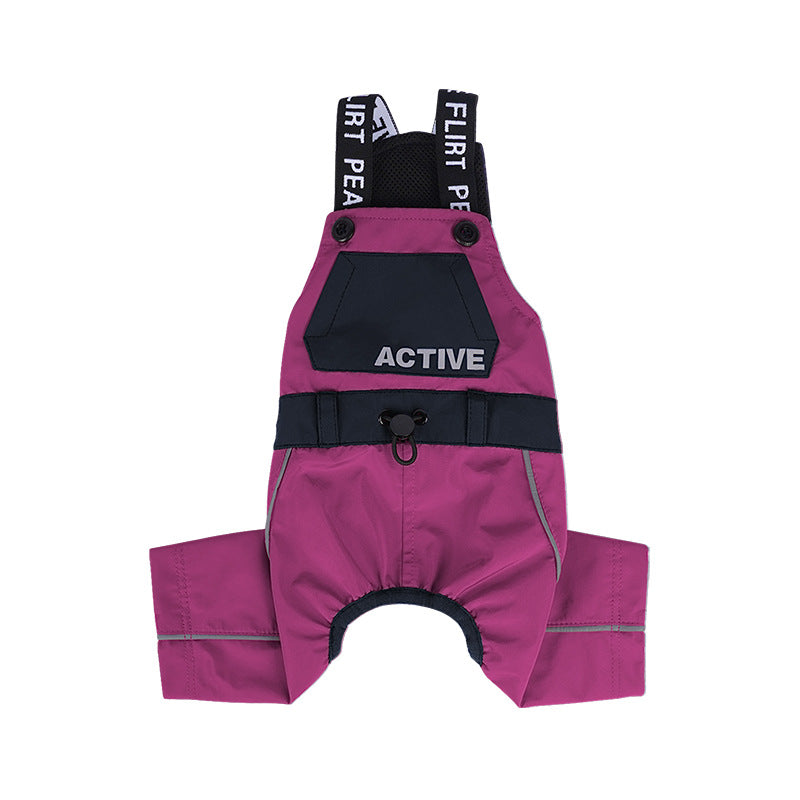 dog Clothes Spring Summer Two Leg Outerwear Schnauzer Outdoor