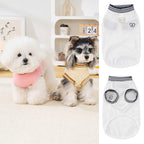 Pet clothes dog clothes pet apparel t-shirt spring/summer new pet vest 26 bear head embroidered t-shirt