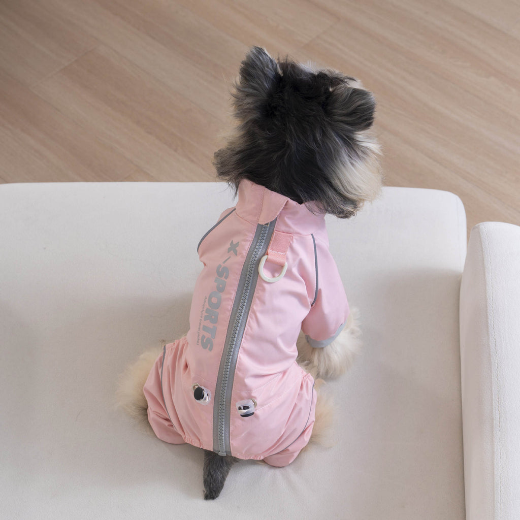 Pet apparel waterproof pet clothes dog clothes four-legged suit spring/summer new style 26 waterproof zipper four-legged