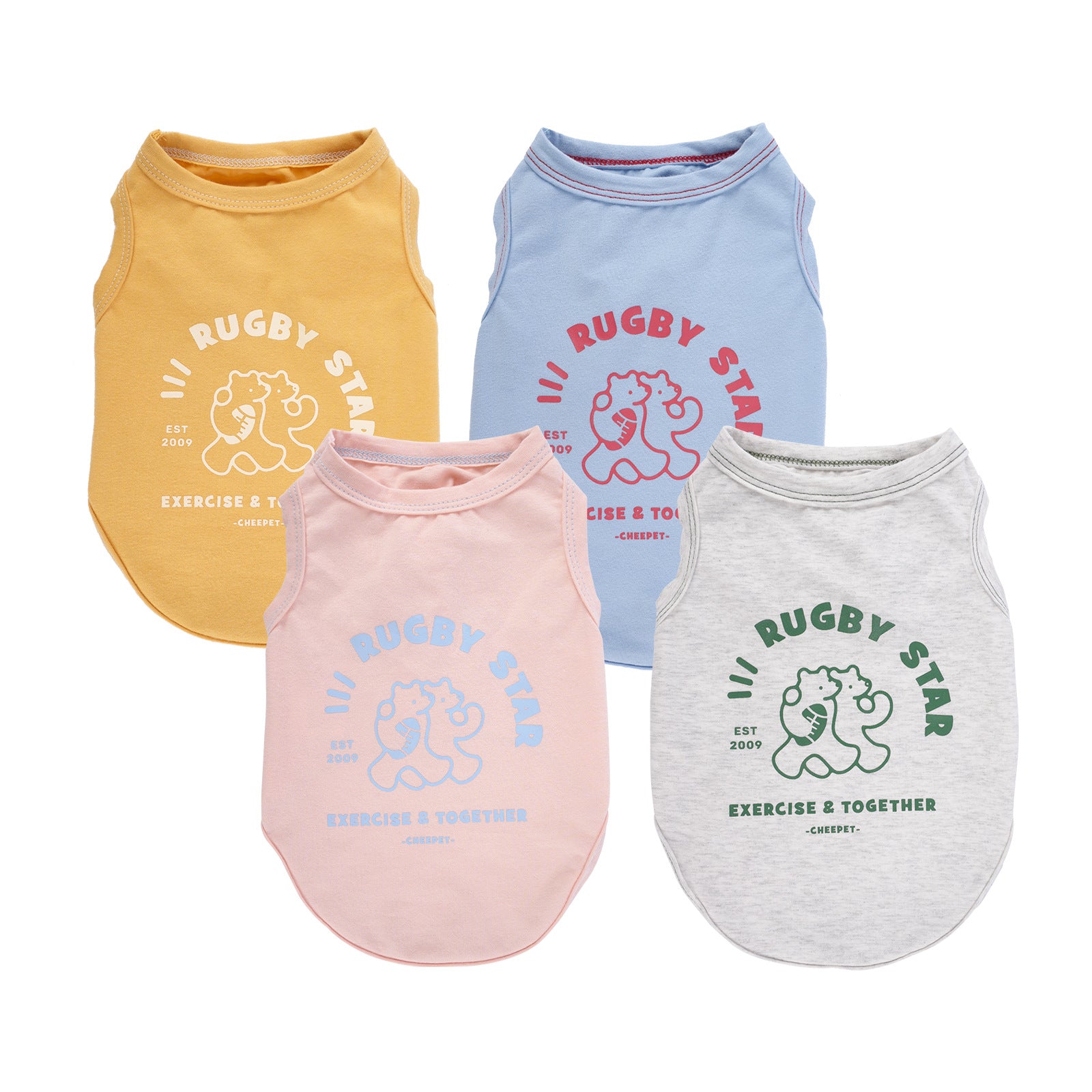 Summer pet Vest Small to Medium Dogs Lightweight dog Clothes Sleeveless Breathable