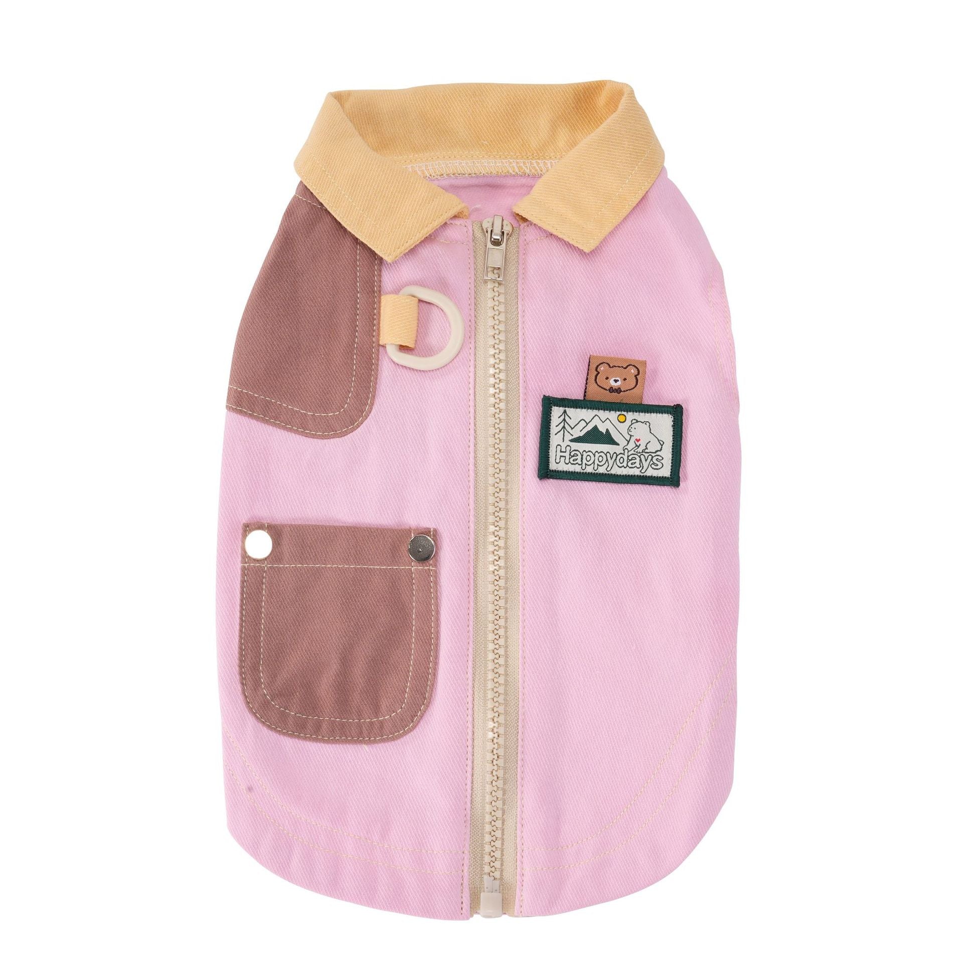 Pet clothes dog cat clothes pet clothing spring and summer new pet outwear 26 korean style washed outwear