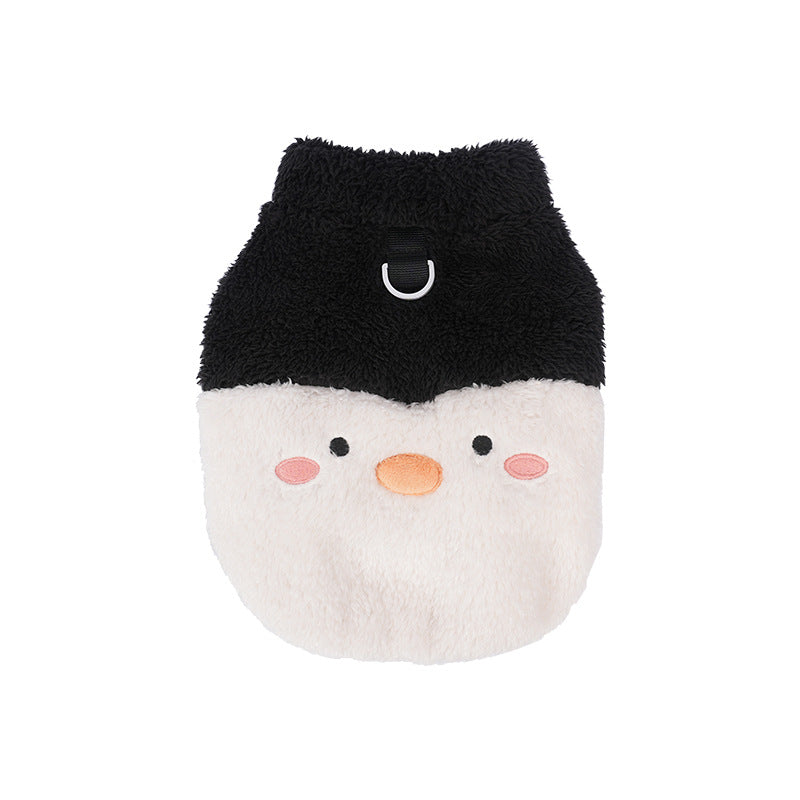pet Clothes Fall Winter Sherpa Warm Outerwear Two Leg Leash-friendly Wholesale