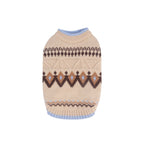pet Fall Winter Warm Schnauzer Bichon Knitted Color Match Two Leg Sleeveless Sweater