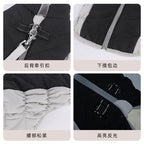 Cross Border Thickened pet Warm dog Cotton Jacket Waterproof Vest Sleeveless Leash-friendly